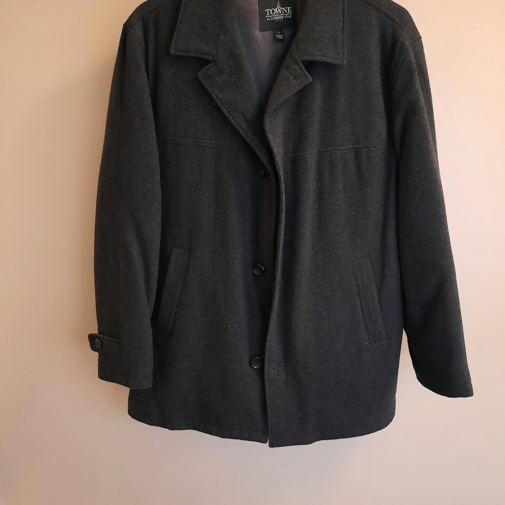 Towne by London Fog overcoat.  Lightly worn.